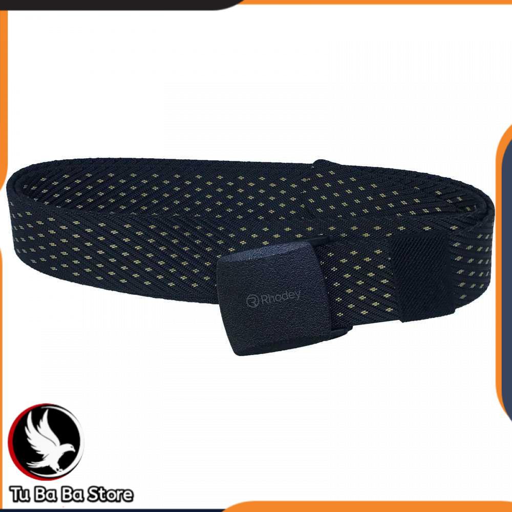 Ikat Pinggang Pria Gasper Anti Xray Plastik Canvas Non Metal Hitam
