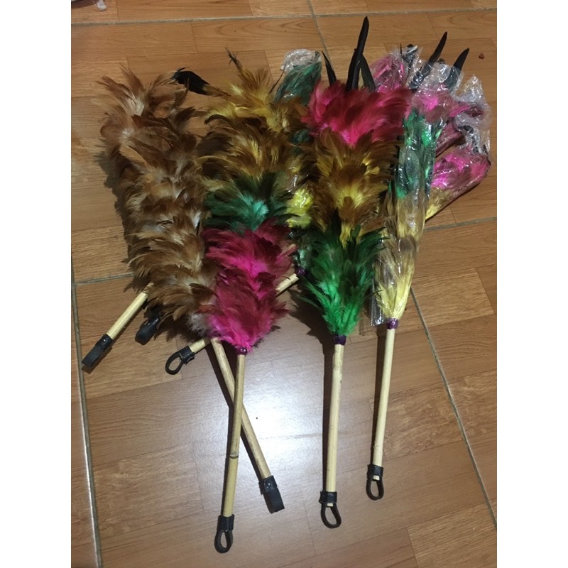 kemoceng bulu halus, kemoceng warna, pembersih debu, bulu ayam, bulu bebek