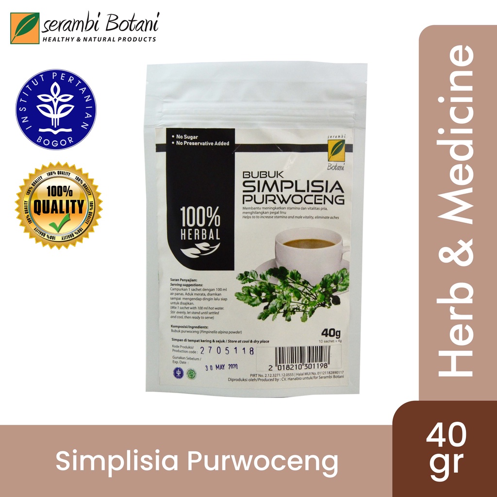 

Simplisia Purwoceng 40gr