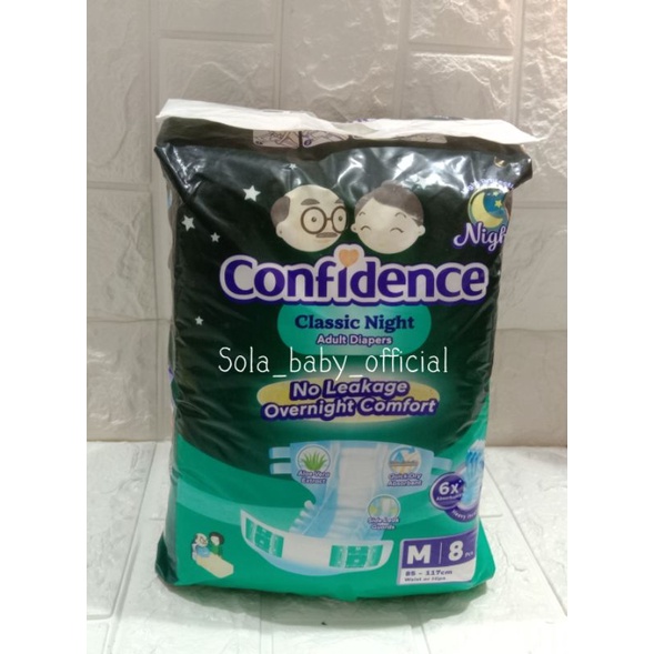Popok Dewasa Confidence Classic Night/Popok Perekat Dewasa