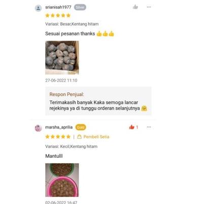 

Silver Promo✨ KENTANG HITAM 1KG, kentang Hitam,kleci, kentang bulu | Promo Hari Ini | Grosiran Murah | F⚡ASH SALE
