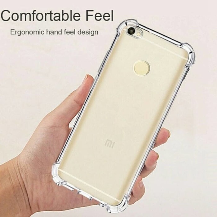 Anticrack Xiao Mi Redmi Note 5 Pro/ Redmi 6X Silikon Softcase Jelly Lembut Bening