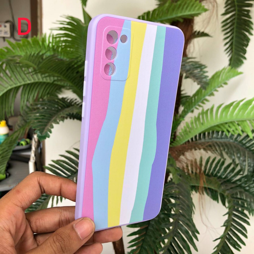 Casing Import Softcase Rainbow SAMSUNG A32 A12 A02S