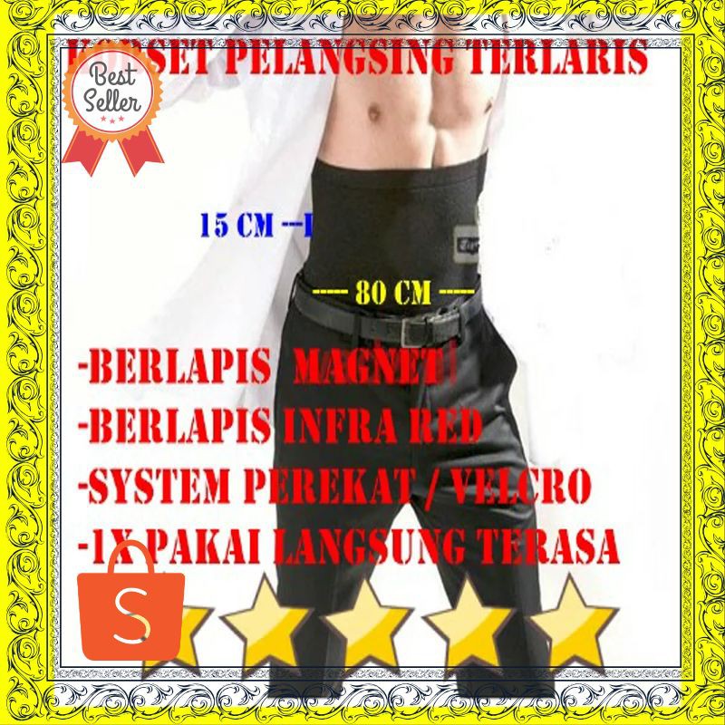 Termurah Korset Pelangsing Pria - Korset Pelangsing Perut - Korset Anti Lemak Perut Pria - Korset