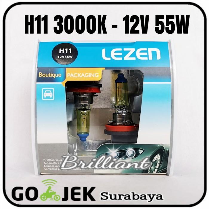 H11 - Lampu Bohlam Halogen Xenon Yellow Kuning