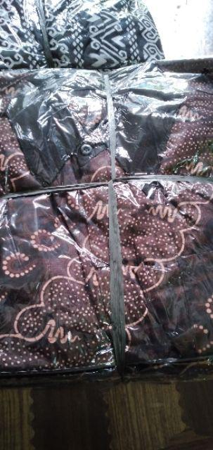 Kemeja Batik Pria Ppbtk07 Wsa04 Slim Fit Modern Elegan Baju Formal Pria Kerja Seragam Kantor