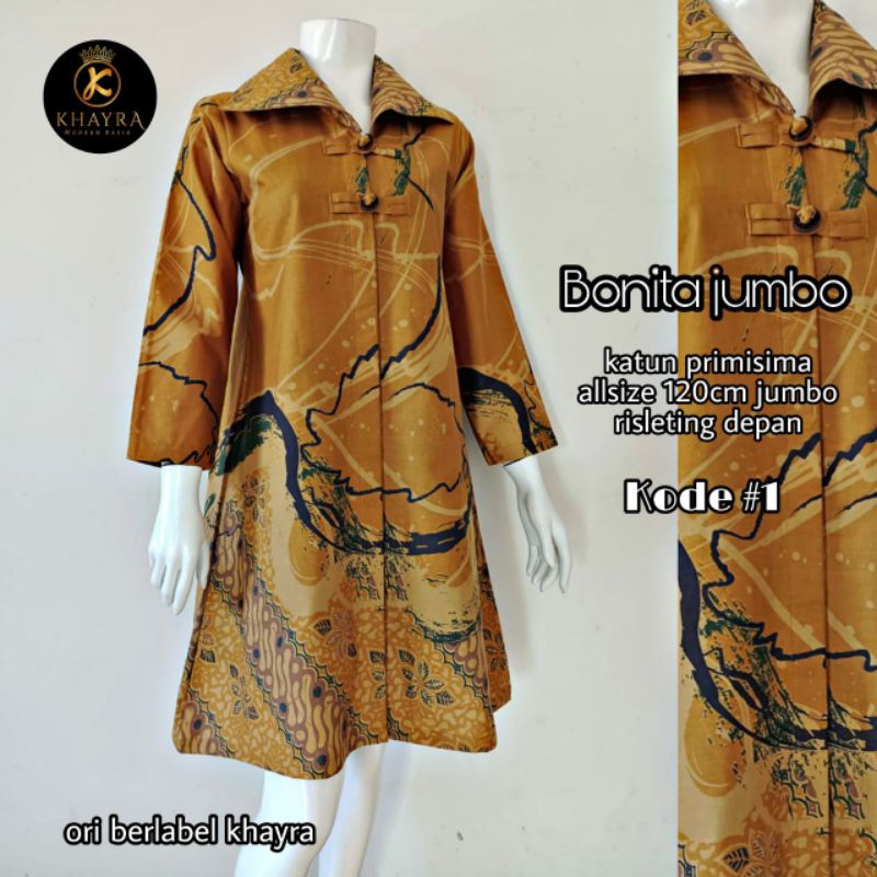 tunik bonita jumbo batik solo dress batik