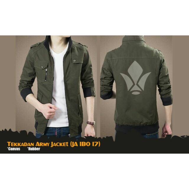 Jaket Anime Gundam Tekkadan Berbatos Army Jacket - JA IBO 17