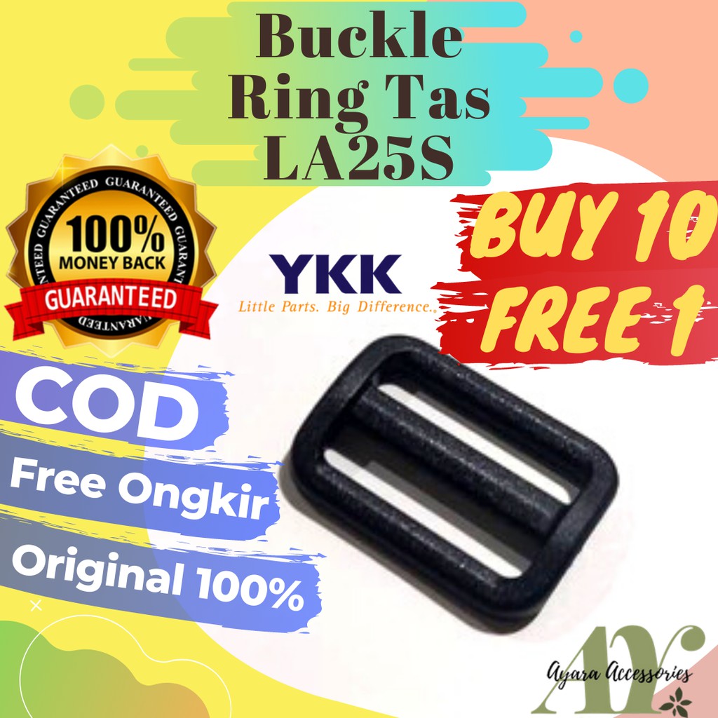 RING TAS BUCKLE YKK LA25S TERMURAH