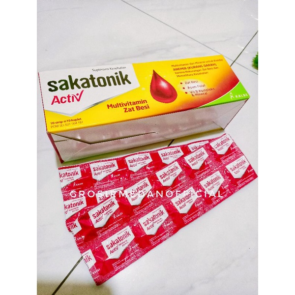 SAKATONIK LIVER ACTIVE - MULTIVITAMIN MINERAL ZAT BESI