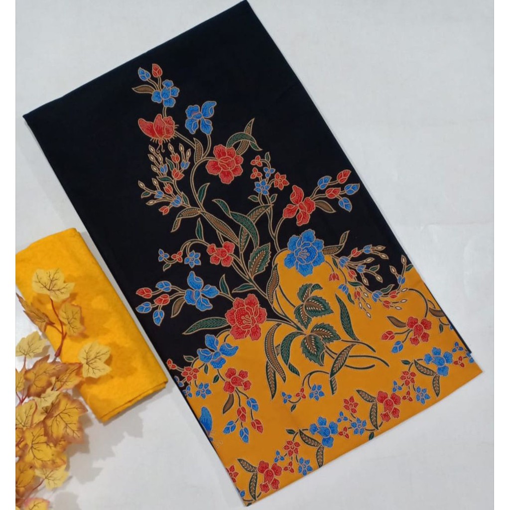 Kain batik hitam manis unggul jaya