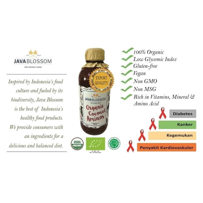 

Java Blossom Organic Coconut Aminos 250ml