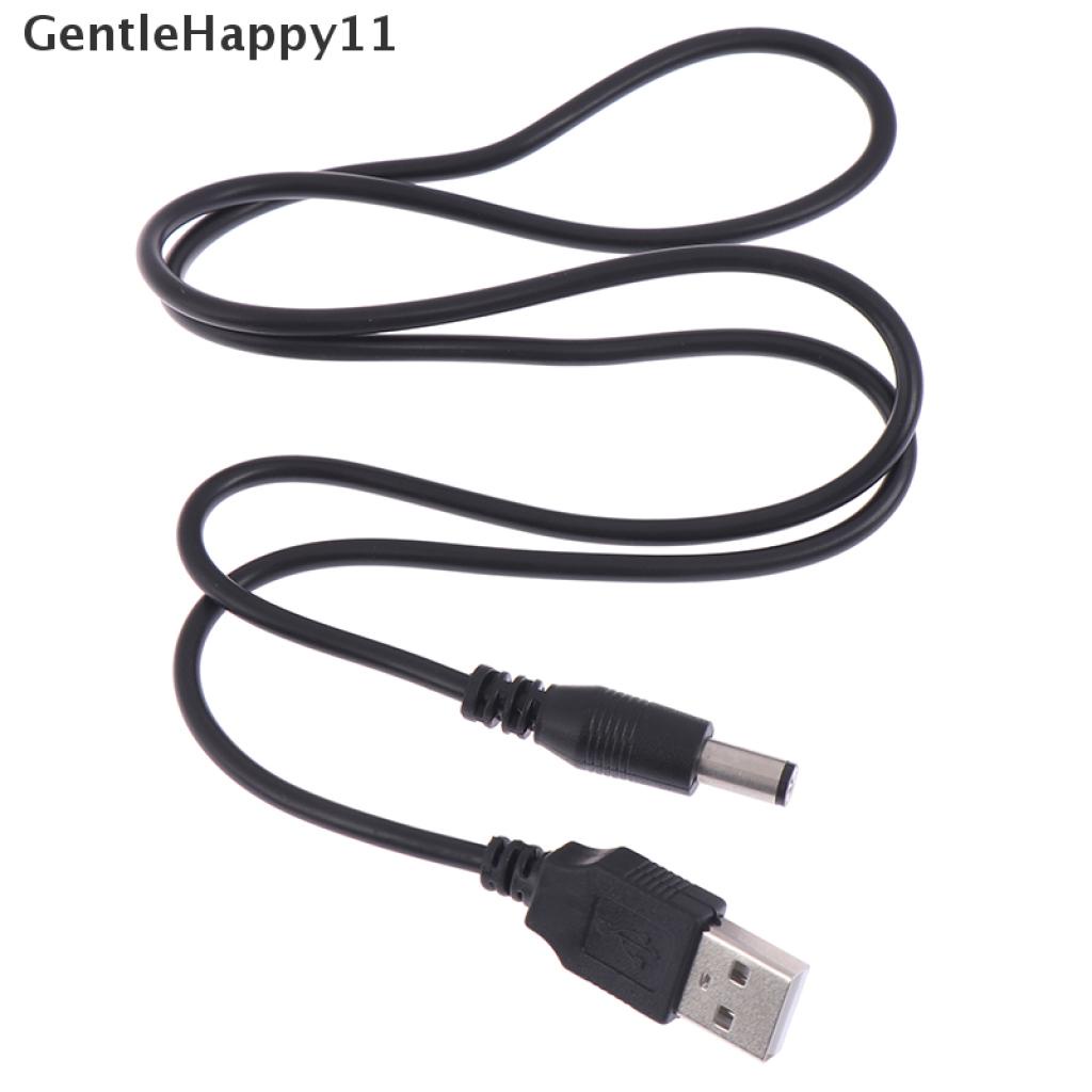 Gentlehappy Kabel Power Charger USB Ke DC 5.5mm Untuk MP3 / MP4 Player