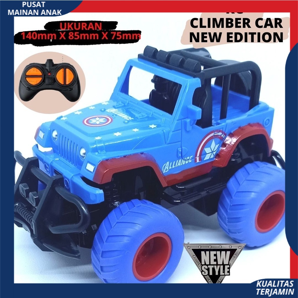 RC Mini Car Jeep offroad Mobil Remot Kontrol Skala 1:43  Mainan Anak Laki Laki Murah SNI Terbaru