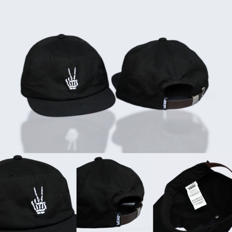 Topi Polo Cap Vans Boneyard Vintage Caps Strapback High Premium Full Tag
