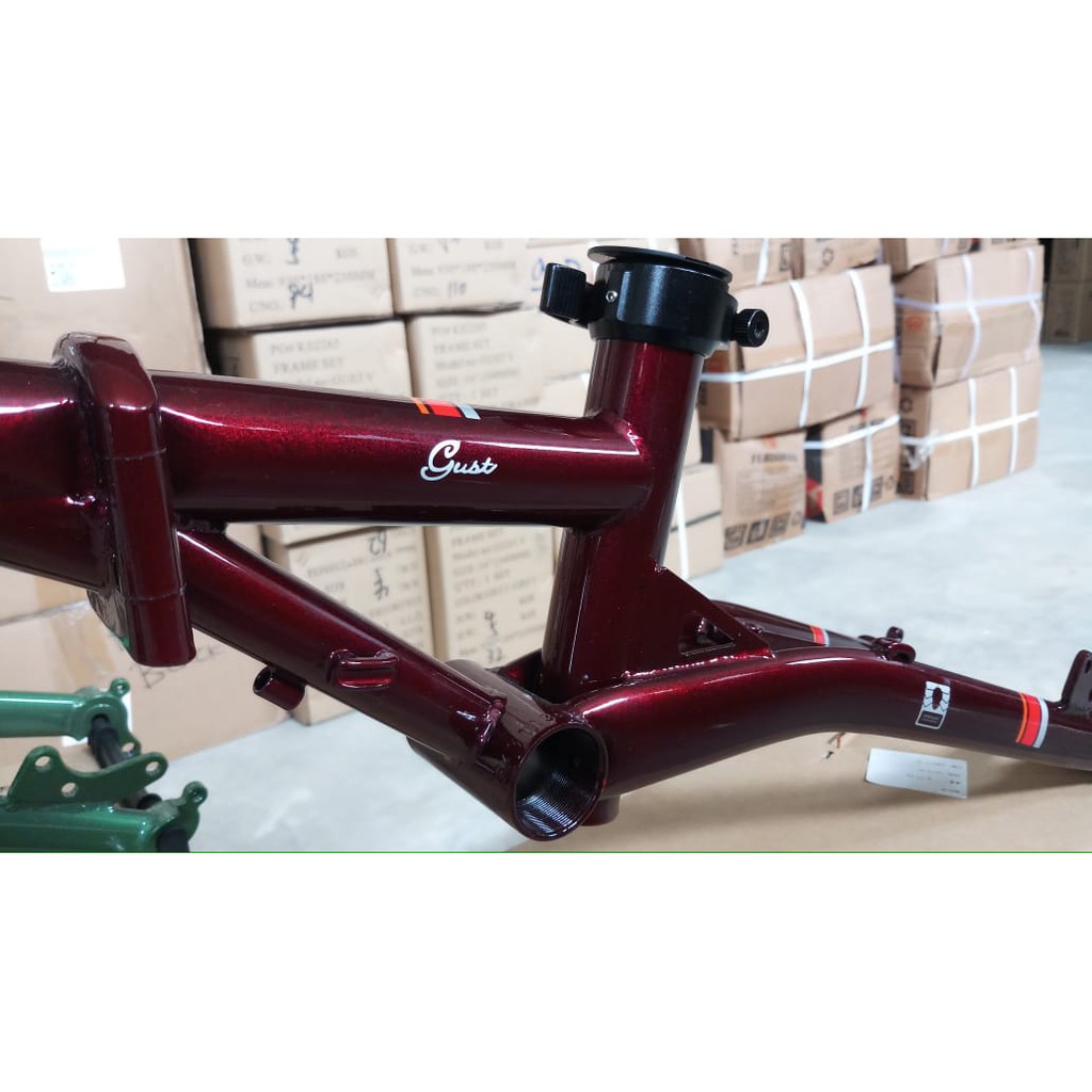 Frame Folding GUST 16 inch Disc Brake free crank luce