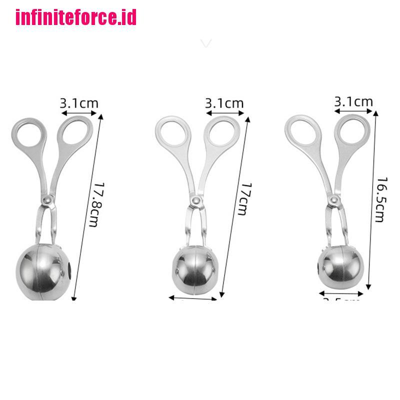 [IN*]Meatball Maker Spoon Non Stick thick Stainless Steel Meat Baller Kitchen Tool