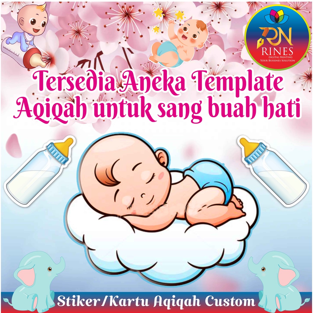 

Stiker Aqiqah Custom