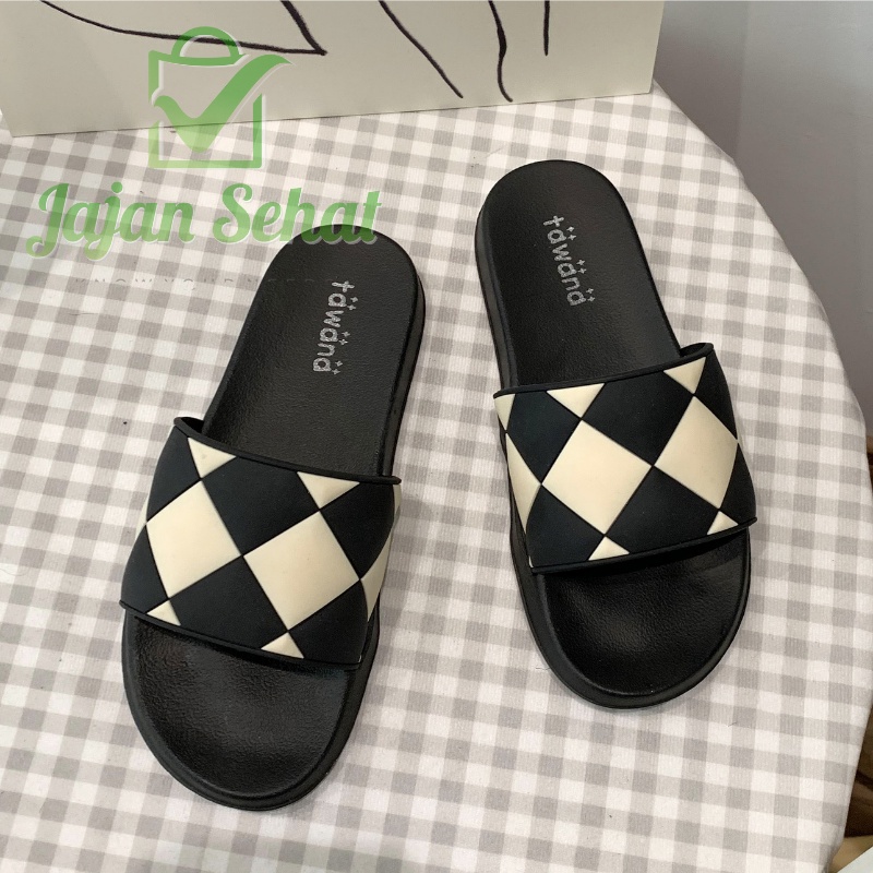 Sandal Tawana Women Slip On Diamond Sendal Wanita G1-188