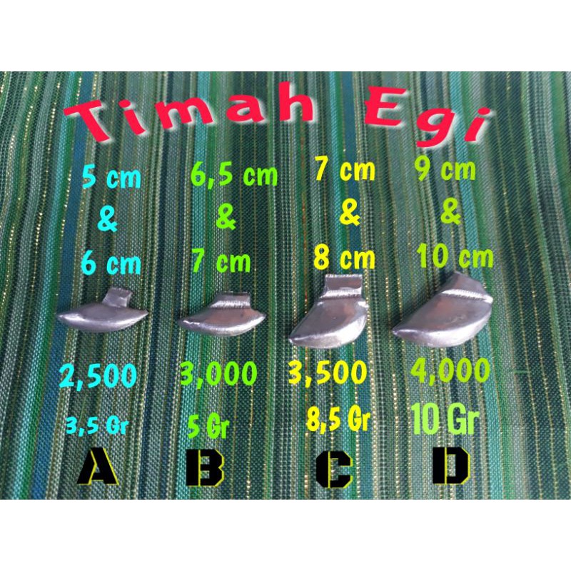 Singker Egi / Timah Egi 5 gr