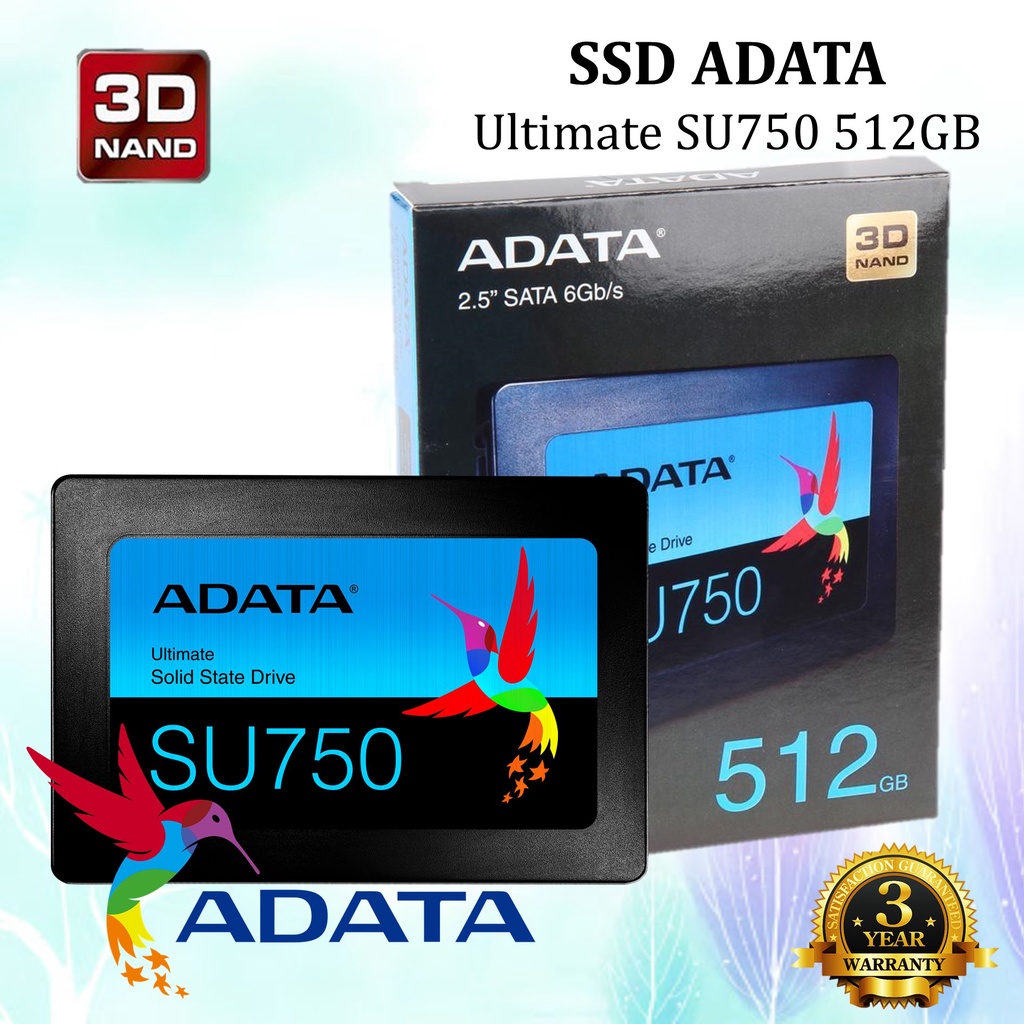 ADATA SSD SU750 SATA 2.5 INCH 512 GB