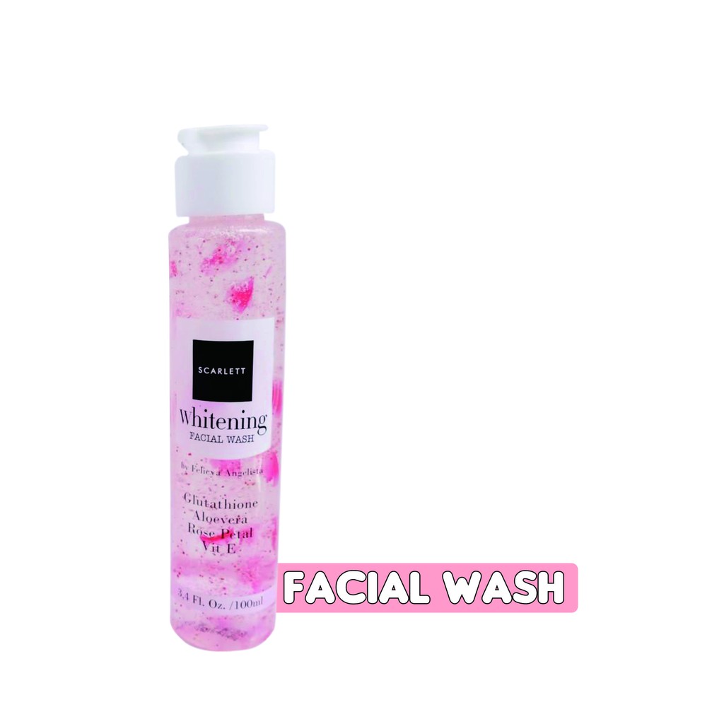 Scarlett Whitening SALE+COD Paket Lengkap Scarlet Serum Cream Hand Body Lotion Scrub Coffee Toner Jolly BPOM-FACIAL WASH