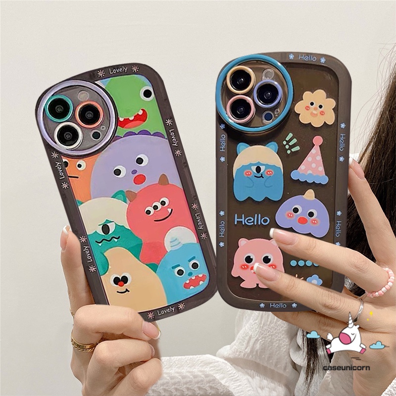 Soft Case TPU Motif Kartun Monster Untuk Redmi 10 9 10A 10C 9T 9A 9C NFC POCO M3 X3 Pro NFC Redmi Note 11pro 11 10 10s 10pro 8 9pro 9s 11Pro+