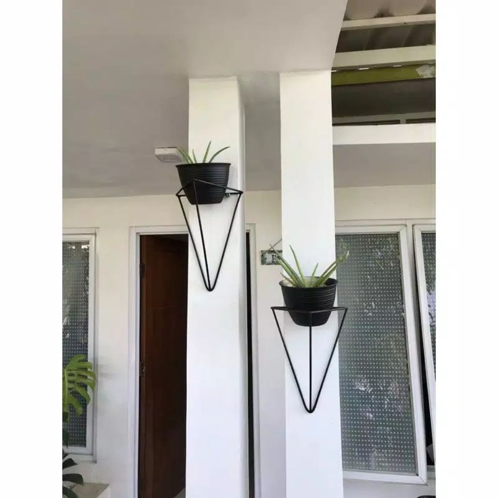 standing rak pot bunga dinding/rak pot bunga minimalis/rak pot besi murah