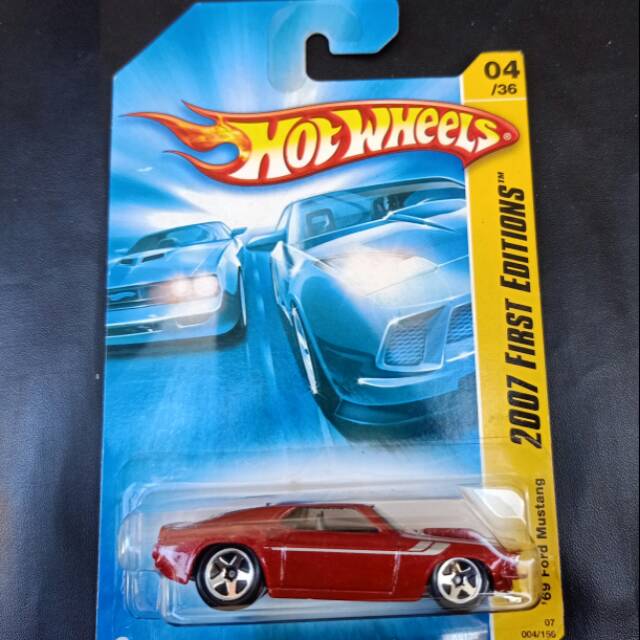 Hotwheels ford mustang 69 baru first edition