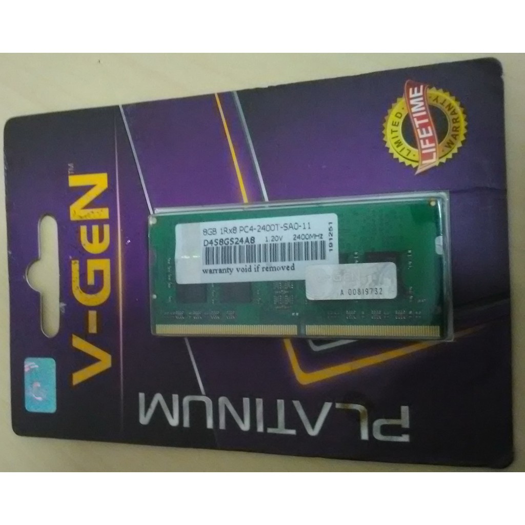 VGEN SODIMM DDR4 8GB 2400T