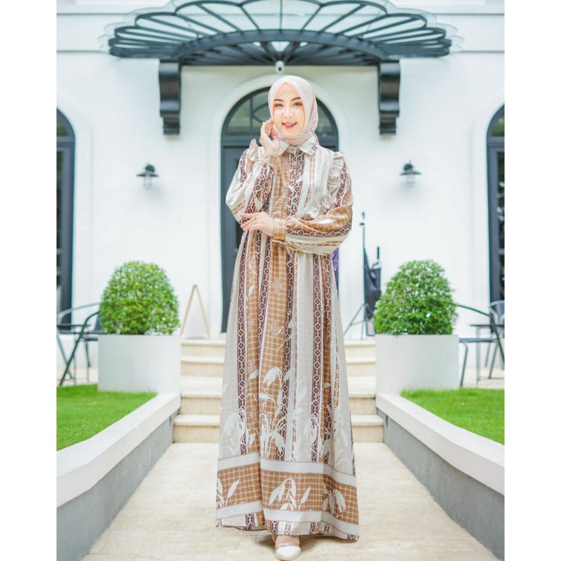 GAMIS KAYRA MAXY MAXMARA LUX | BAHAN MAXMARA LUX | PREMIUM MAXY