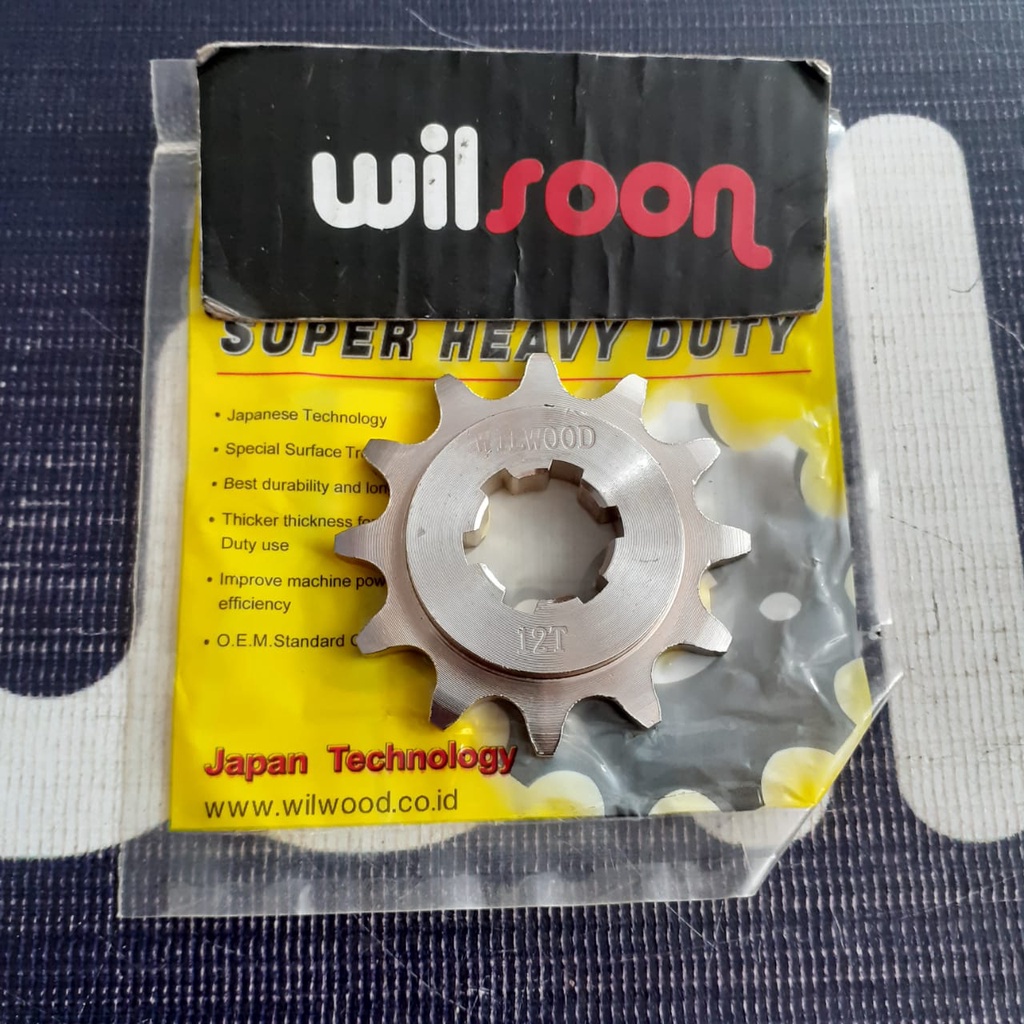 Gir Gear Depan / Front Sprocket Racing Suzuki Satria Fu 150 / Rider 150 415 - 12T Wilwood Baja-1