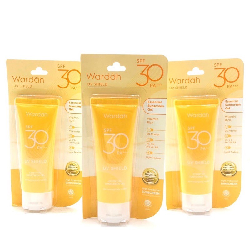 NEW WARDAH UV SHIELD ESSENTIAL SUNSCREEN GEL SPF 35 (NEW UPGRADE SPF 30)