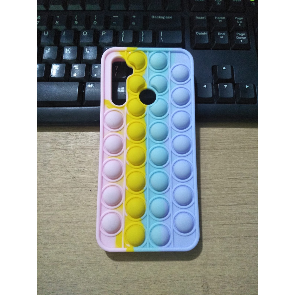 Pop it Case Realme 5s 5i 5 C3 C20 C11(2021) C21 C21Y C15 C11 C12 C25 8 8pro 6 silikon push bubble ra