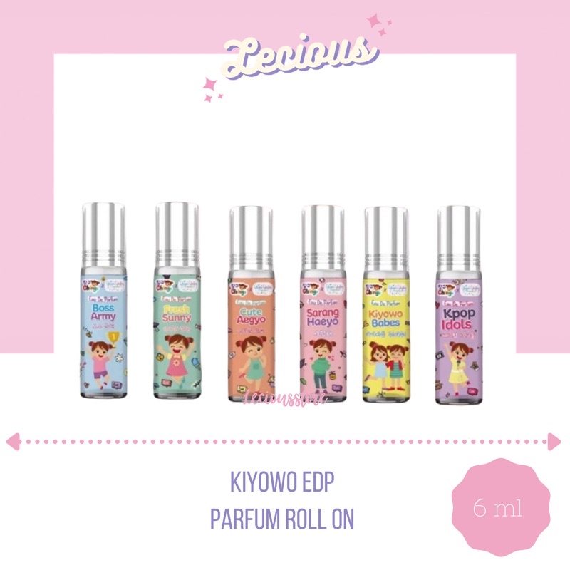(BPOM) yeppuyeppu x chingu kiyowo parfume edp parfum korean series 6 ml