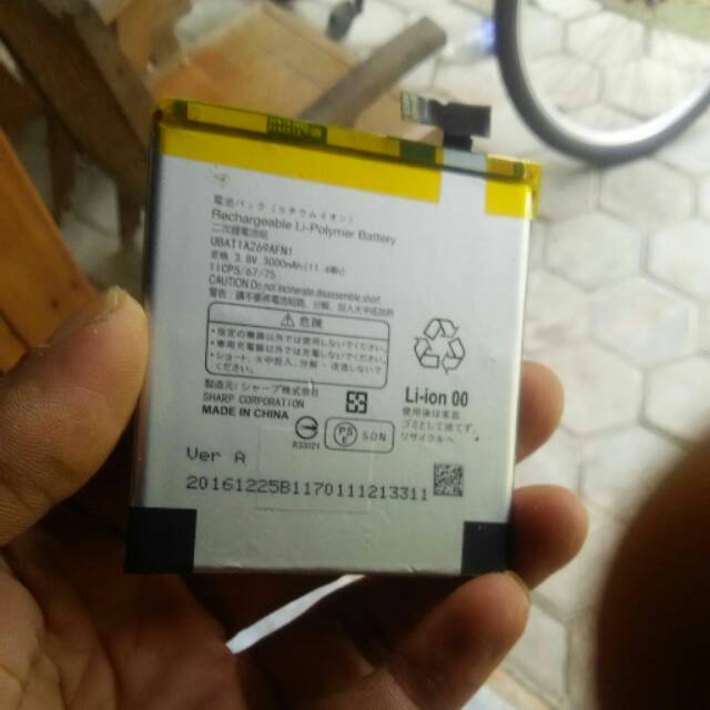 baterai sharp sh 04h