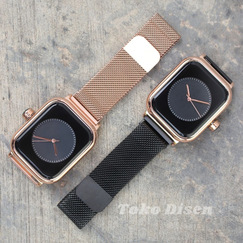 Jam tangan wanita Simple Design VavaVoom Square Watch Original Luxury Brand Waterproof