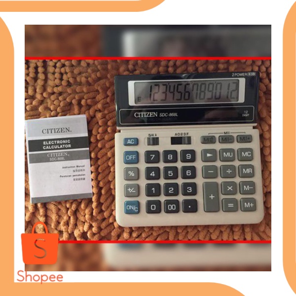 

Kalkulator Citizen ukuran L KWKT-868 parts 20J21