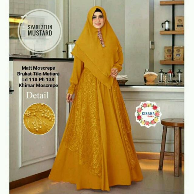 Gamis Mustard