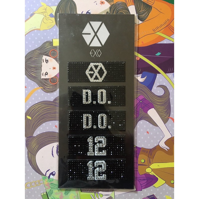 EXO ELYXION JAPAN DECO STICKER LIGHTSTICK DO KYUNGSOO