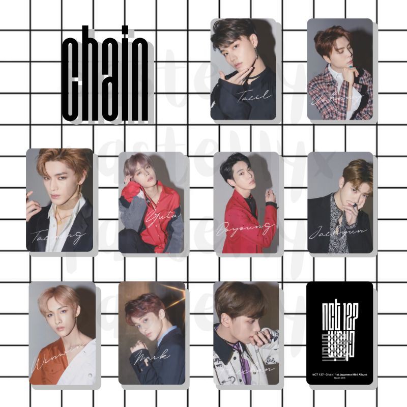 Photocard Unofficial NCT 127 - Chain (Japanese Debut Mini Album)