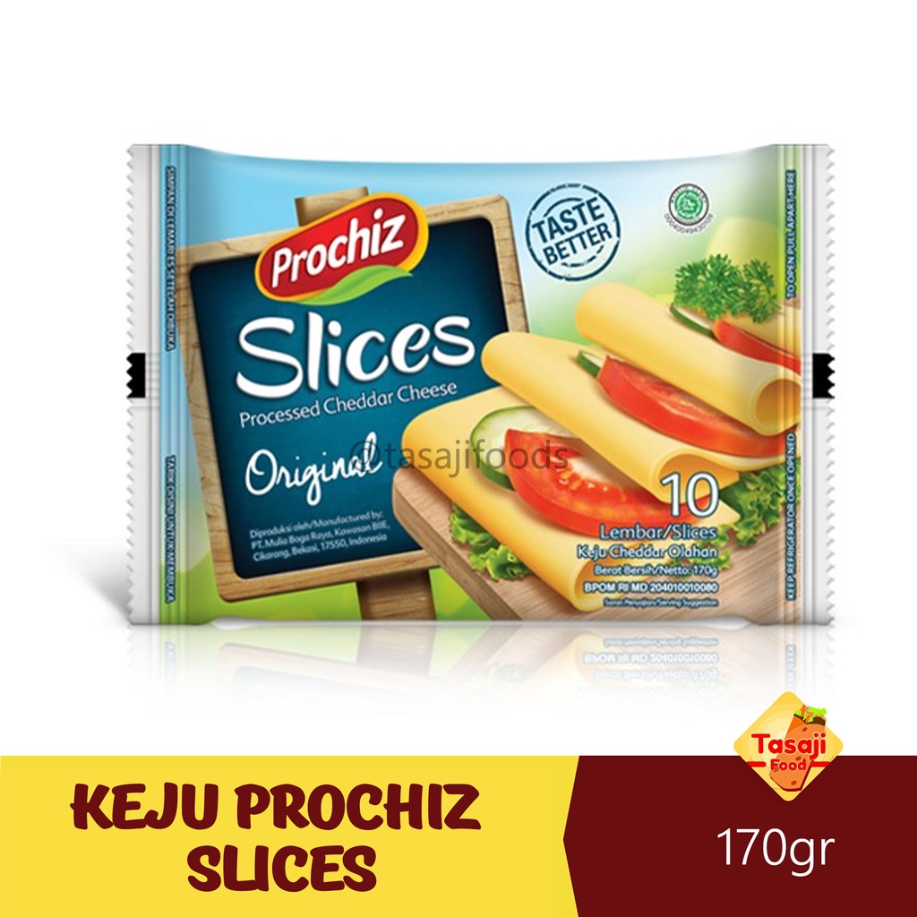 Keju Prochiz Slice Original 170 Gram