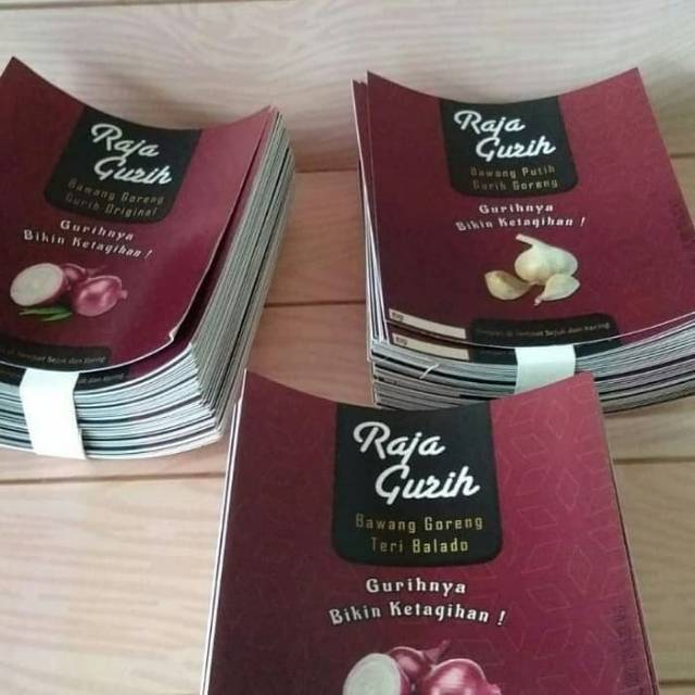 

CETAK STIKER / CETAK STIKER KOTAK / LAMINASI / KERTAS BONTAK / LABEL MAKANAN / MURAH