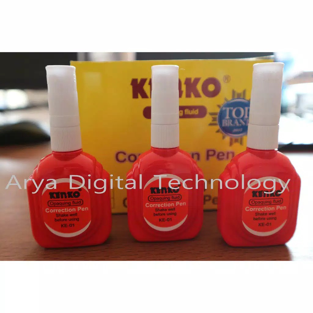 

Tip X Kenko Correction Tape Pen Tipe Ex Cair Liquid KE 01 Murah Bagus