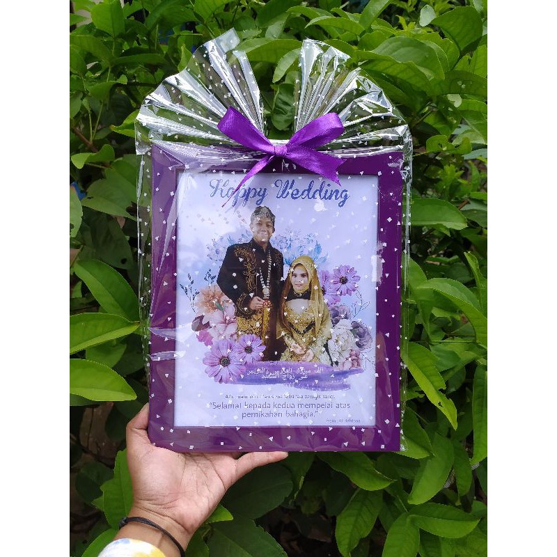 (K) BINGKAI ANTI PECAH Bingkai artwork Buket/paket/bingkisan Snack Ulang Tahun/Ultah/ Wisuda/Kado/Hadiah