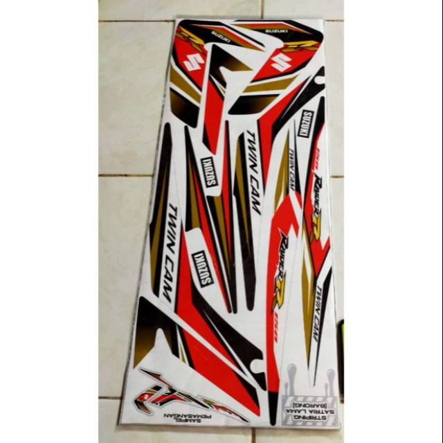 Striping sticket variasi suzuki satria fu lama twincam