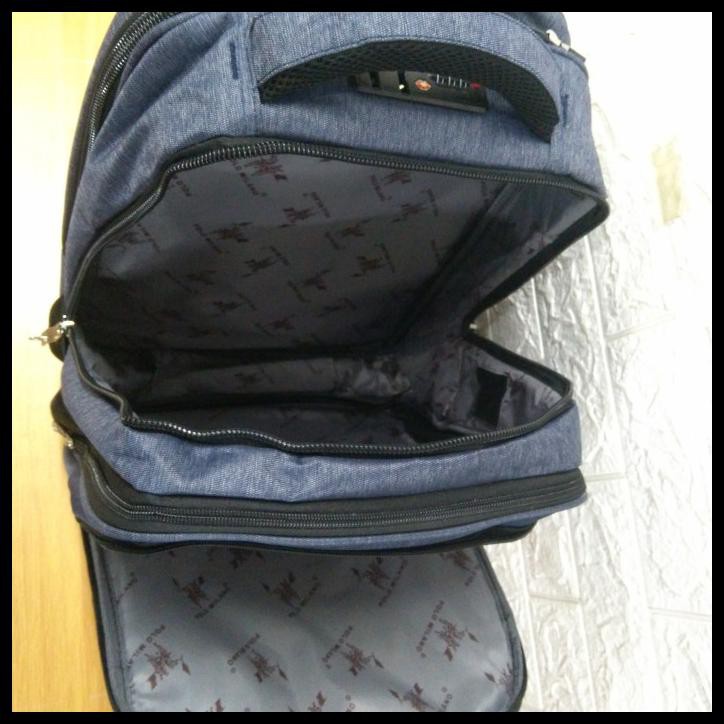 TAS, TAS RANSEL, TAS PRIA, TAS ORIGINAL POLO MILANO - HITAM