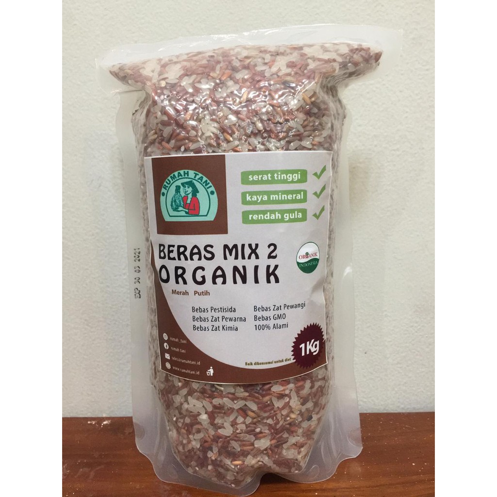 

ORGANIC MIXED RICE 2: RED & WHITE 1 KG