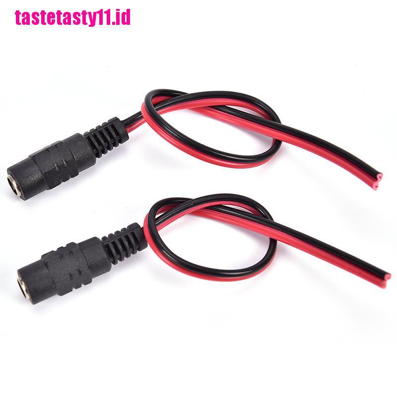 5 Pcs Kabel Konektor Power Socket Jack MaleDC Ukuran 5.5x2.1mm