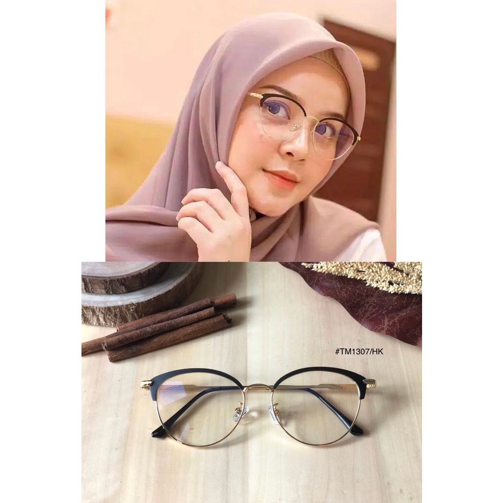 KACAMATA MINUS + LENSA PHOTOCROMIC | KACAMATA WANITA KODE 1307
